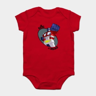 Optimus Prime - King of the Road (punch) Baby Bodysuit